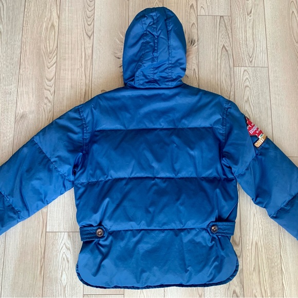 Mens DSquared2 Goose Down Jacket with fur hood - Picture 3 of 9